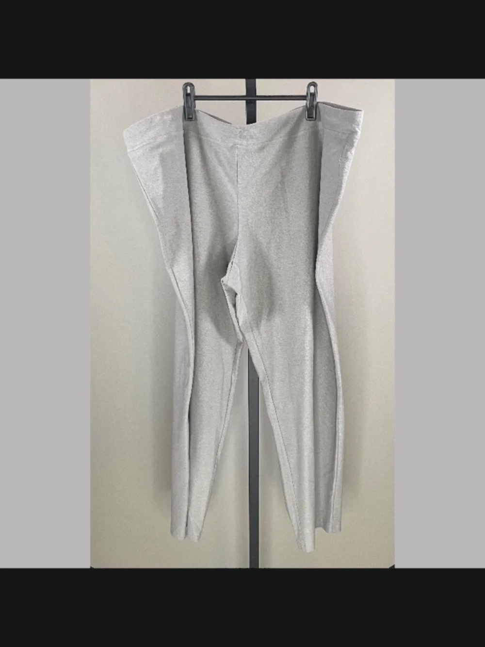 NEW Eileen Fisher Pants Womens 3X gray straight leg pull on designer casual